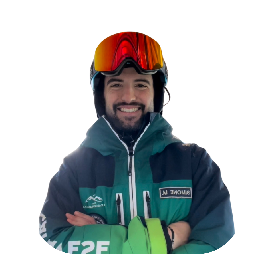 Simone Marrelli, maestro di sci alpino e fondatore di Ski Mastery